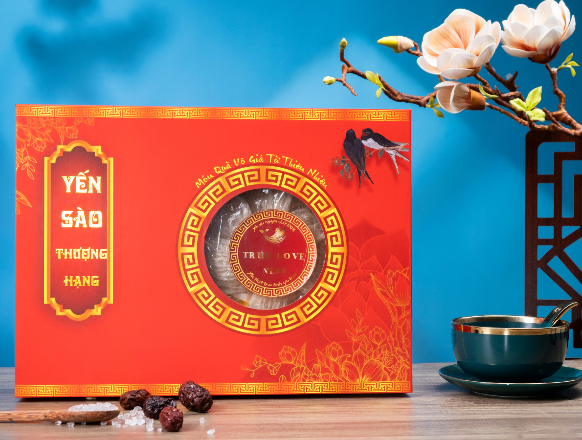 HỘP QUÀ SET 6 TỔ YẾN TINH CHẾ NHIỀU SỢI